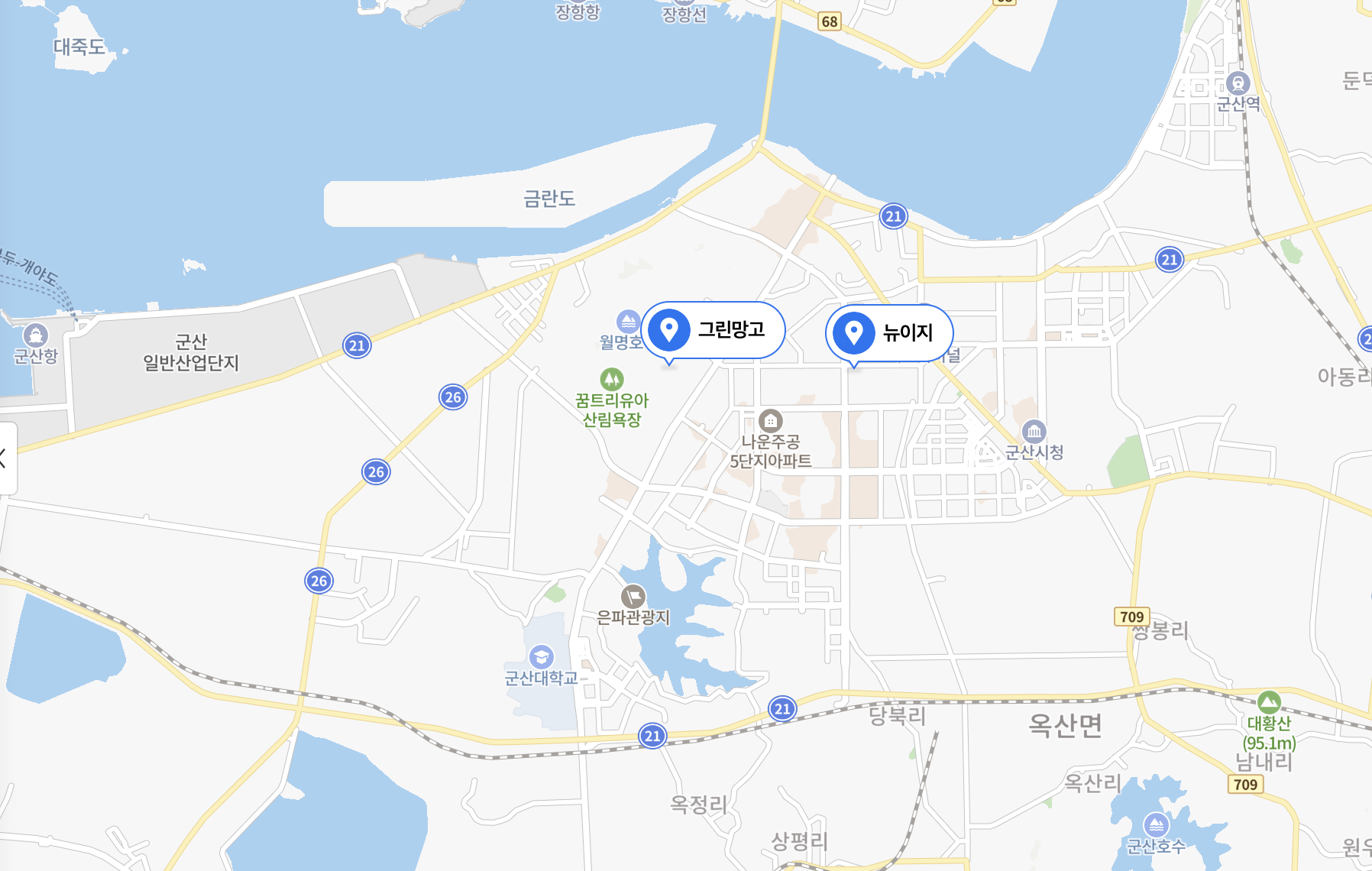 군산시 공유 오피스 현황